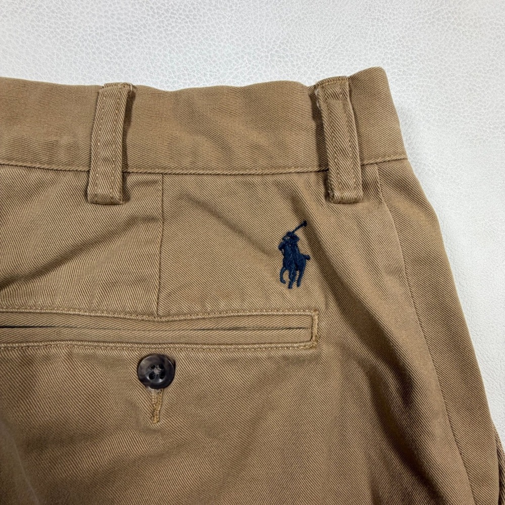 Polo Ralph Lauren Prospect Pant Mens 35x32 Khaki Tan Cotton Chino Straight Leg - Picture 10 of 12